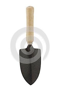 Garden hand trowel isolated on white with clipping path
