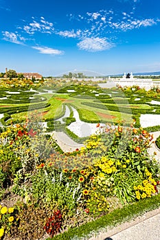 garden of Hof Palace, Lower Austria, Austria