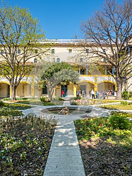 Garden of Hospital in Arles, France