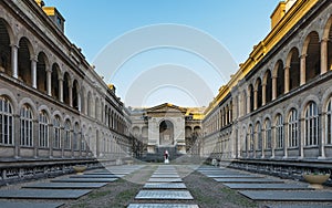 Garden of the Hotel-Dieu in Paris