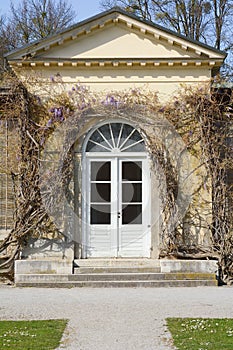 Garden House with Wisteria
