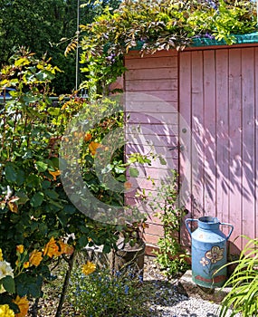 garden idyll at summer