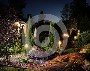 Garden illumination lights