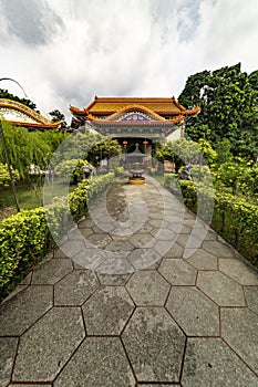 Garden of Kek Lok Si Buddhist temple