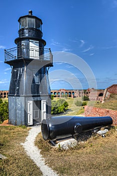 Garden Key Lighthouse at Dry Tortugas National Park