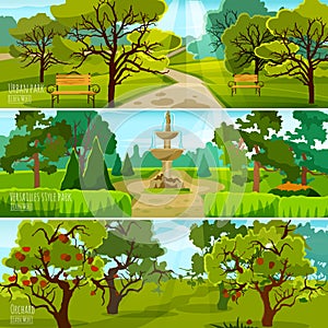 Garden Landscape Banners