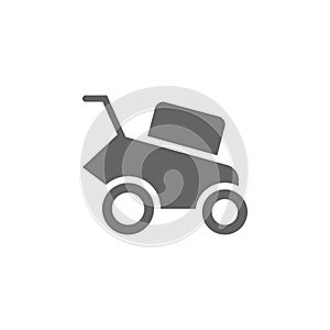 Garden, lawn, mower icon. Element of materia flat tools icon