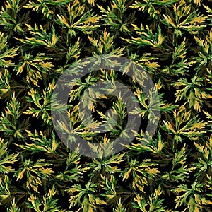 Garden leaves ornament pattern