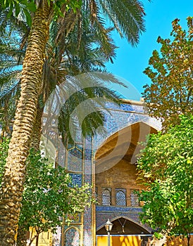 Garden in madraseh, Shiraz, Iran