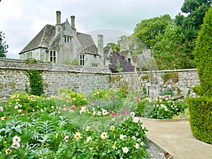 A garden at the manor house