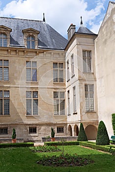 Garden in the Marais district