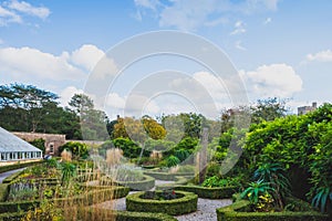 Garden near Bishops Park in Fulham, London, UK photo