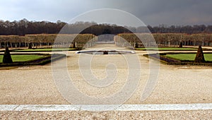 The garden of the Palace of Versailles photo