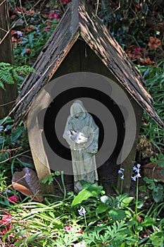 Garden Patron Saint Statue photo