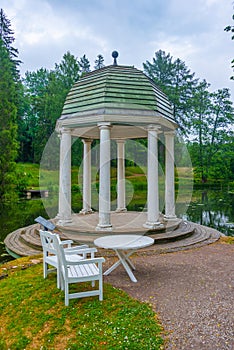 Garden pavilion at Palmse manor in Estonia