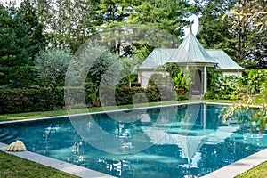 Garden Pool and Pool House