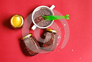 Garden red orache pesto