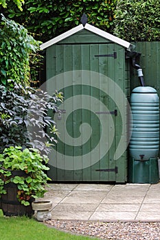 Garden Shed in an English Garden