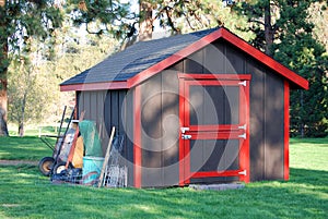 Garden Shed in the Trees
