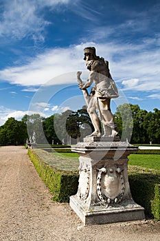 The garden in Slavkov Castle