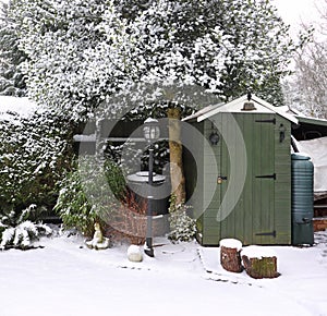Garden in the Snow