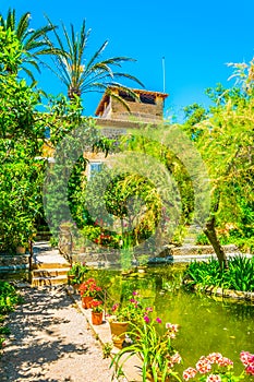 Garden at Son Marroig, former mansion of Archduke Luis Salvado, at Mallorca, Spain