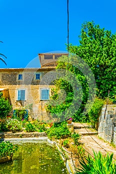 Garden at Son Marroig, former mansion of Archduke Luis Salvado, at Mallorca, Spain