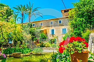 Garden at Son Marroig, former mansion of Archduke Luis Salvado, at Mallorca, Spain