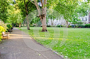 Garden in St George's Square, London photo