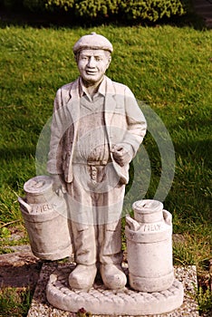 A garden statue