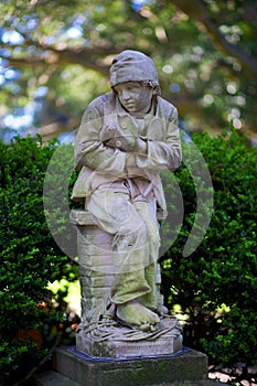 Garden Statue in Sydney Botanical Gardens