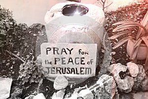 Garden Tomb in Jerusalem Pray for the Peace