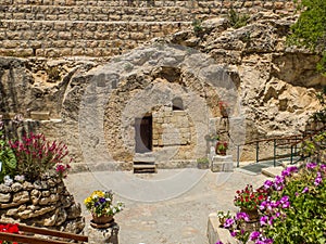 The Garden Tomb, rock tomb in Jerusalem, Israel