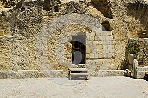 The Garden Tomb or Sepulchre in Jerusalem Israel