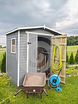 Garden tools shed