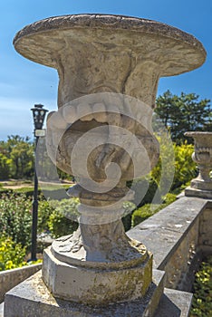 Garden vase in Massandra Park