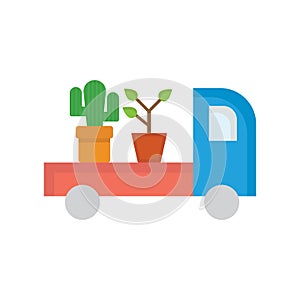 Garden vehicle Isolated Vector icon which can easily modify or edit