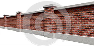 Garden Wall Facebrick Perspective