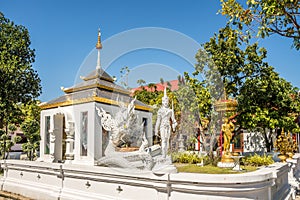 In the garden of Wat of Pan Ping in the streets of Chiang Mai town - Thailand
