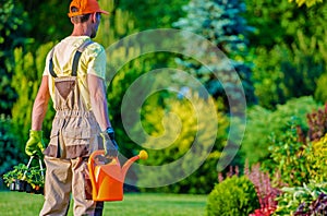 Gardener and His Garden Job