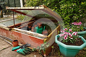 Gardeners cold frame