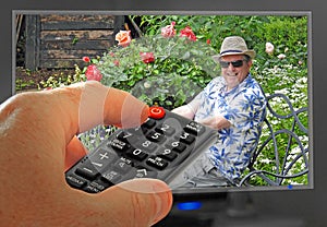 Gardeners world gardening garden program tv television hand control remote