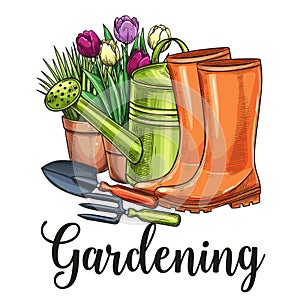 Gardening banner