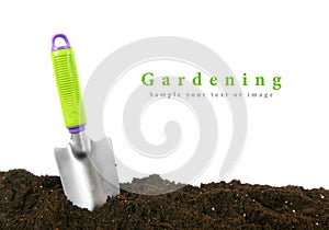Gardening. The garden tool on earth.