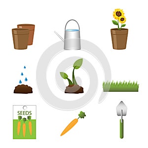 Gardening icons