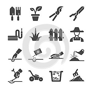 Gardening icons