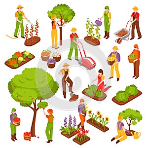 Gardening Isometric Set