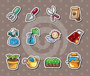 Gardening stickers