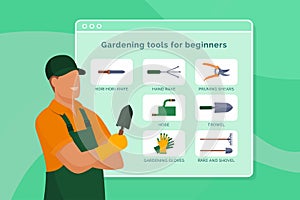 Gardening tips: gardening tools for beginners