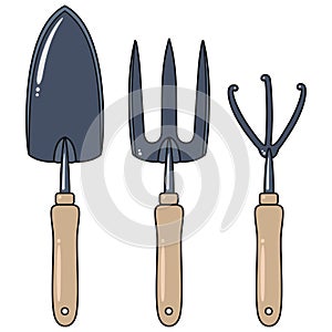 Gardening Tools: Cultivator, Trowel, Weed Fork